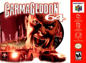 Carmageddon 64 (USA) box cover front